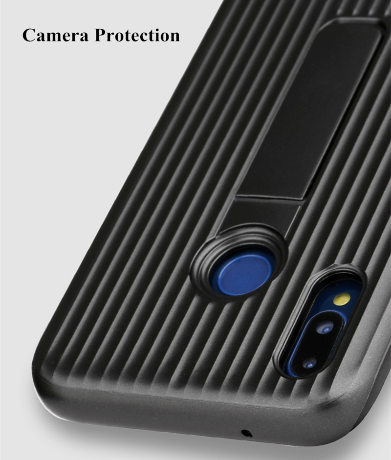 Hybrid-Shockproof-Metal-Sheet-Holder-TPUPC-Protective-Case-For-Huawei-P20-Lite-1305437-5