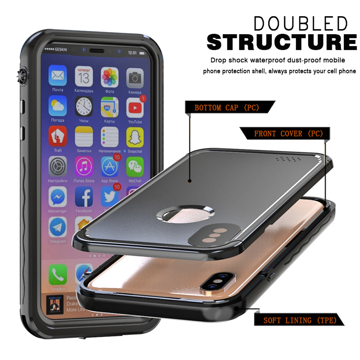 IP68-WaterproofDirtproofSnowproofShockproof-Protective-Case-For-iPhone-X-1330384-6