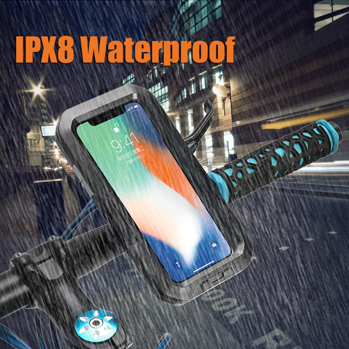 IPX8-Waterproof-BikeBicycle-Handlebar-Holder-Protective-Case-For-iPhone-X-1317170-2