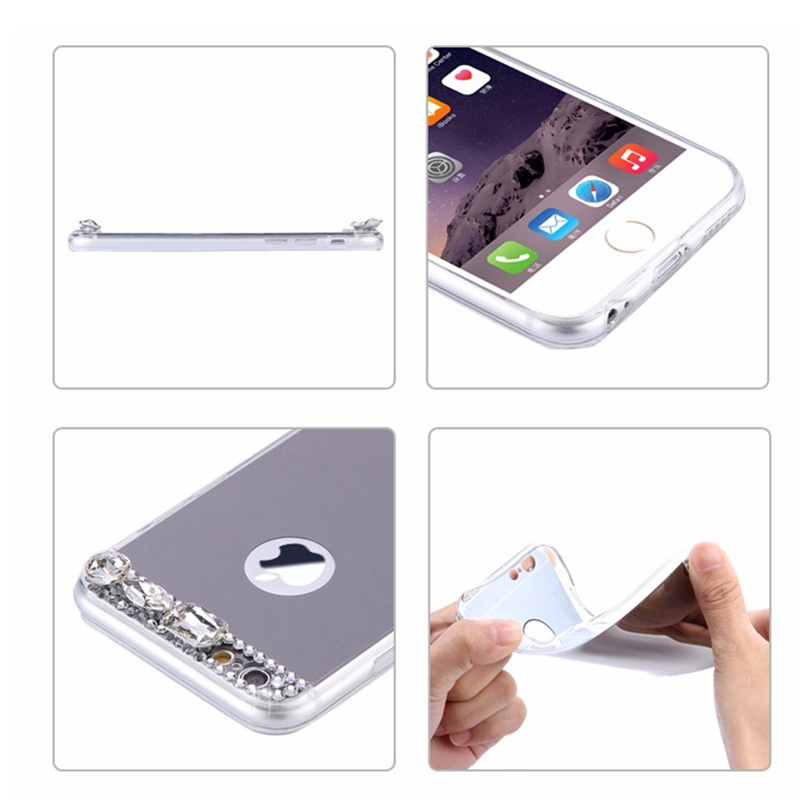 KISSCASE-Diamond-Glitter-Clear-Mirror-Cover-Case-for-iPhone-X-77Plus-1252818-3