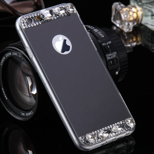 KISSCASE-Diamond-Glitter-Clear-Mirror-Cover-Case-for-iPhone-X-77Plus-1252818-8
