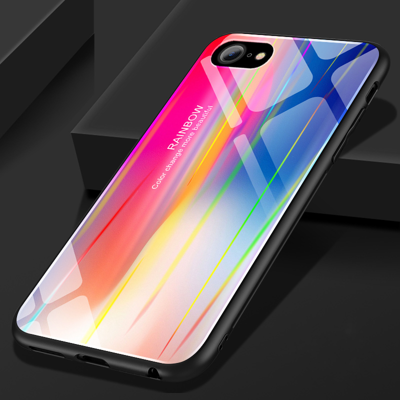 Laser-Aurora-Gradient-Color-Tempered-Glass-Protective-Case-for-iPhone-66s-1326826-3