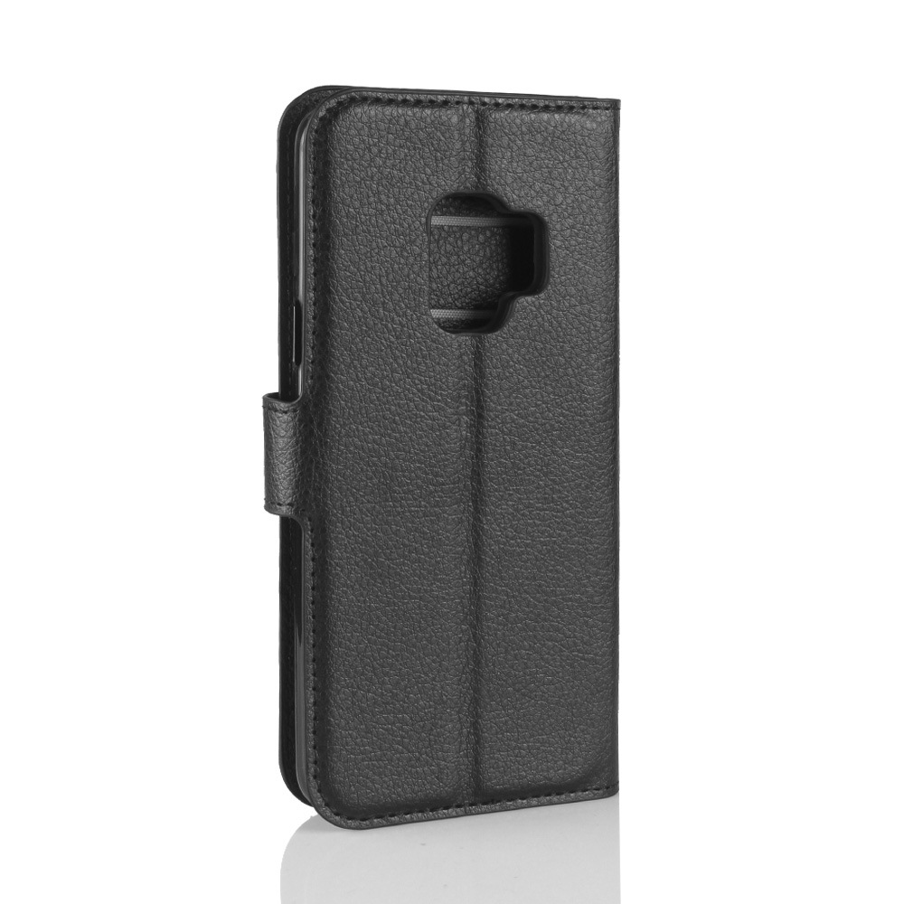 Litchi-PU-Leather-Flip-Card-Slots-Bracket-Wallet-Case-for-Samsung-Galaxy-S9-1261217-9