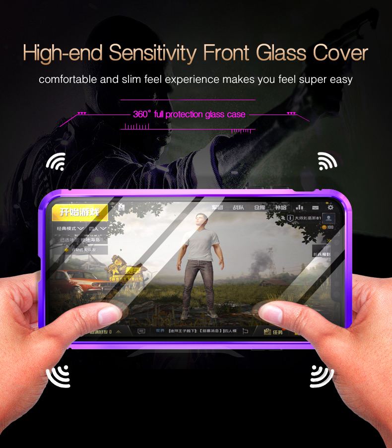 Luphie-360ordm-Front-Screen-Protector--Back-Glass-Cover-Metal-Magnetic-Adsorption-Protective-Case-Fo-1374217-8