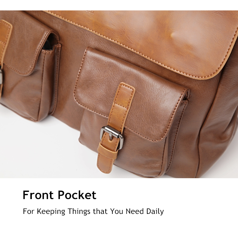 Men-Multi-pocket-Vintage-PU-Leather-Large-Capacity-Laptop-Briefcase-Crossbody-Bag-1285594-5