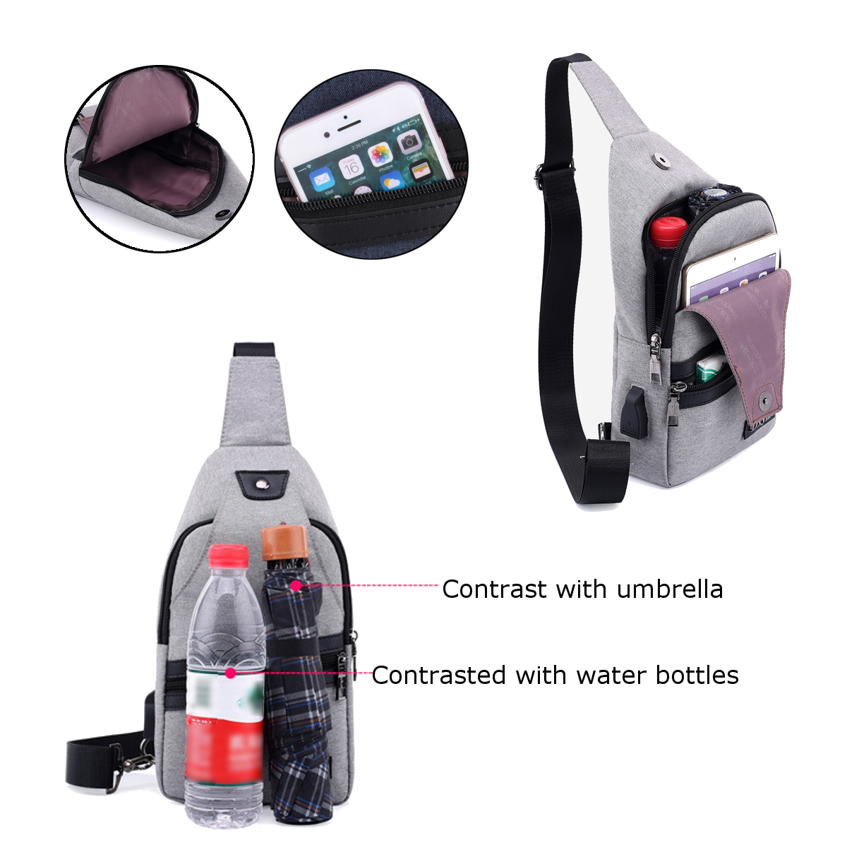 Men-USB-Port-Casual-Canvas-Sport-Outdoor-Chest-Bag-Crossbody-Bag-with-USB-Cable-1200426-3