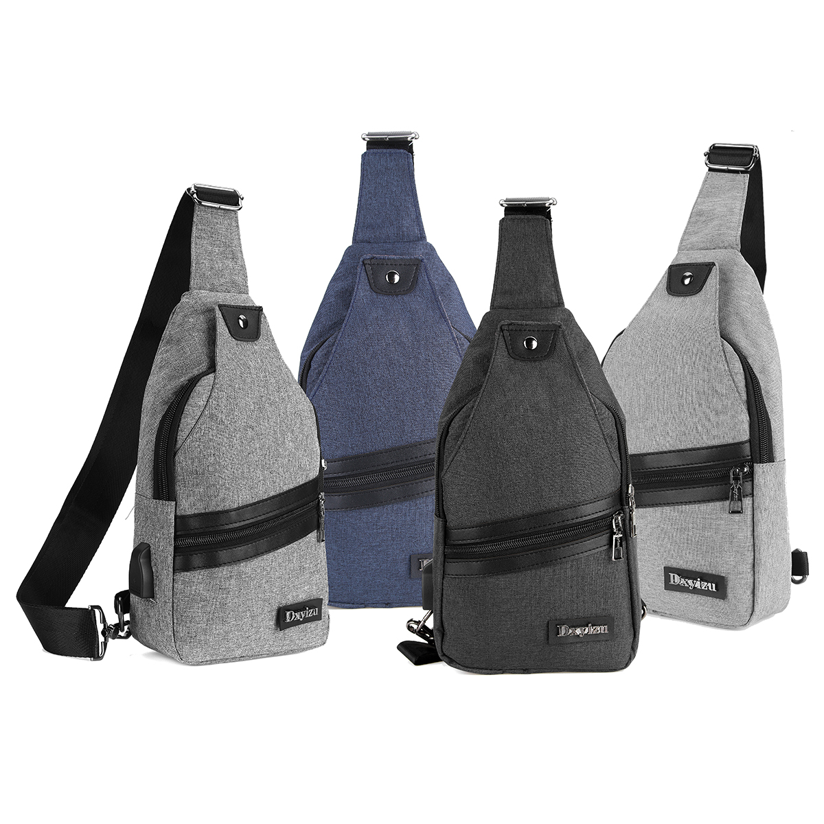 Men-USB-Port-Casual-Canvas-Sport-Outdoor-Chest-Bag-Crossbody-Bag-with-USB-Cable-1200426-8