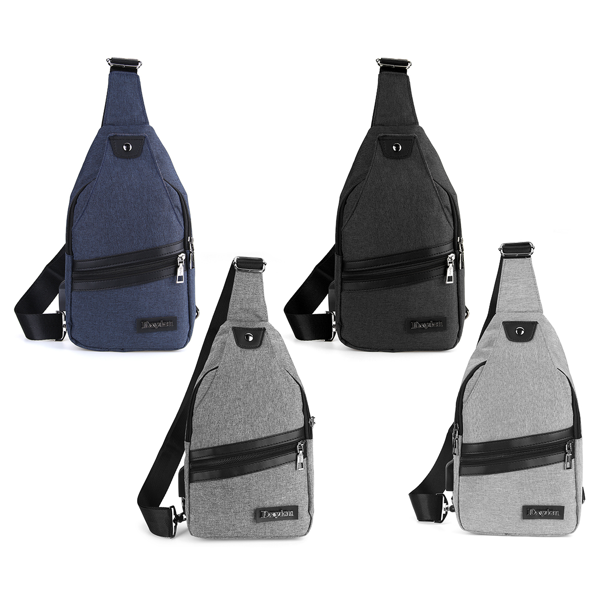 Men-USB-Port-Casual-Canvas-Sport-Outdoor-Chest-Bag-Crossbody-Bag-with-USB-Cable-1200426-9