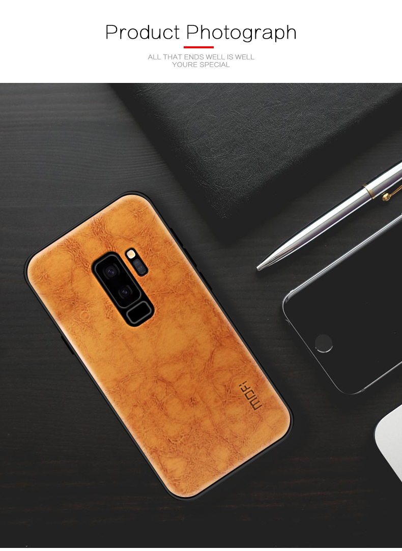 Mofi-Leather-Texture-PC--Soft-TPU-Protective-Case-for-Samsung-Galaxy-S9-Plus-1295062-9
