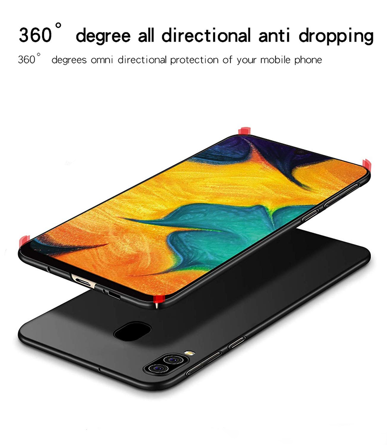 Mofi-Ultra-Thin-Matte-Anti-Fingerprint-Hard-PC-Protective-Case-for-Samsung-Galaxy-A40-2019-1506053-3