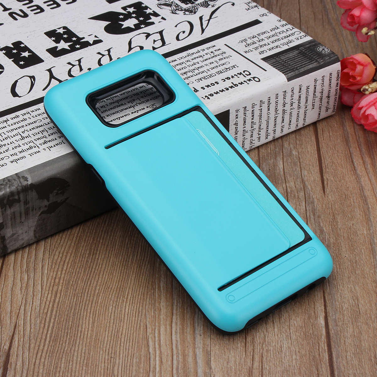Multi-colors-TPUPC-Hybrid-Card-Slots-Shockproof-Armor-Cover-Case-For-Samsung-Galaxy-S8-Plus-1151207-13