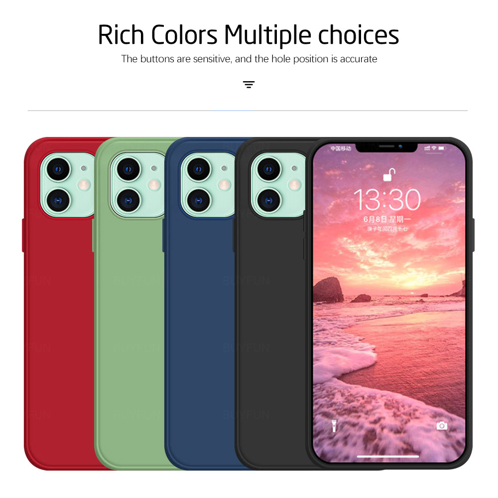 Multiple-Colors-Bakeey-for-iPhone-12-Pro--12-Case-Candy-Color-Shockproof-Soft-TPU-Protective-Case-Ba-1756274-9