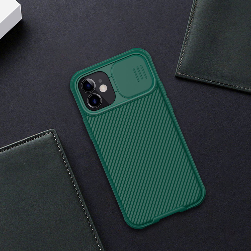 NILLKIN-Bumper-with-Slide-Lens-Cover-Shockproof-Anti-Scratch-TPU--PC-Protective-Case-for-iPhone-12-M-1739427-12