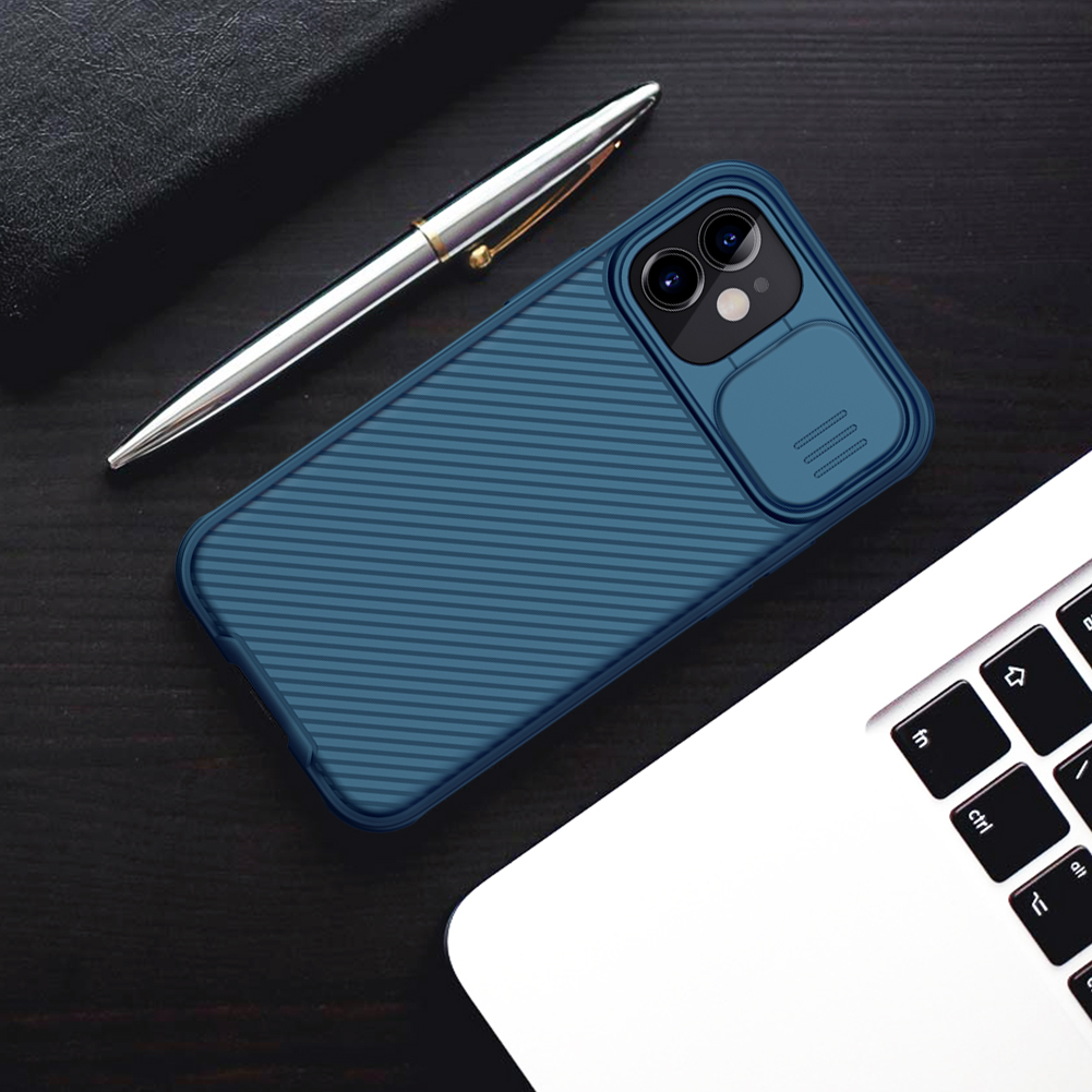 NILLKIN-Bumper-with-Slide-Lens-Cover-Shockproof-Anti-Scratch-TPU--PC-Protective-Case-for-iPhone-12-M-1739427-13