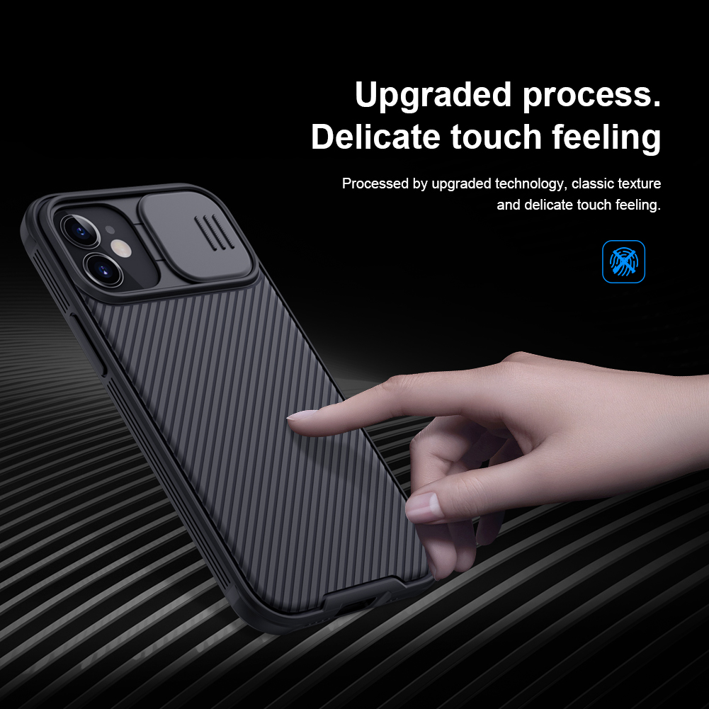 NILLKIN-Bumper-with-Slide-Lens-Cover-Shockproof-Anti-Scratch-TPU--PC-Protective-Case-for-iPhone-12-M-1739427-4