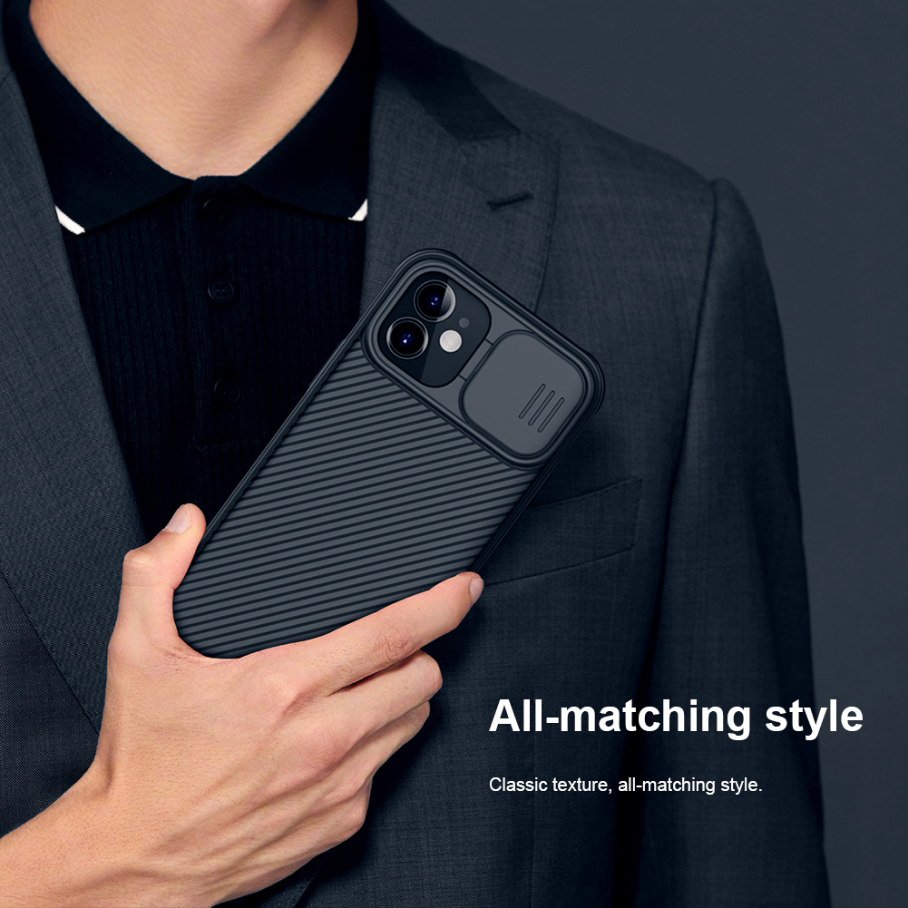 NILLKIN-Bumper-with-Slide-Lens-Cover-Shockproof-Anti-Scratch-TPU--PC-Protective-Case-for-iPhone-12-M-1739427-10
