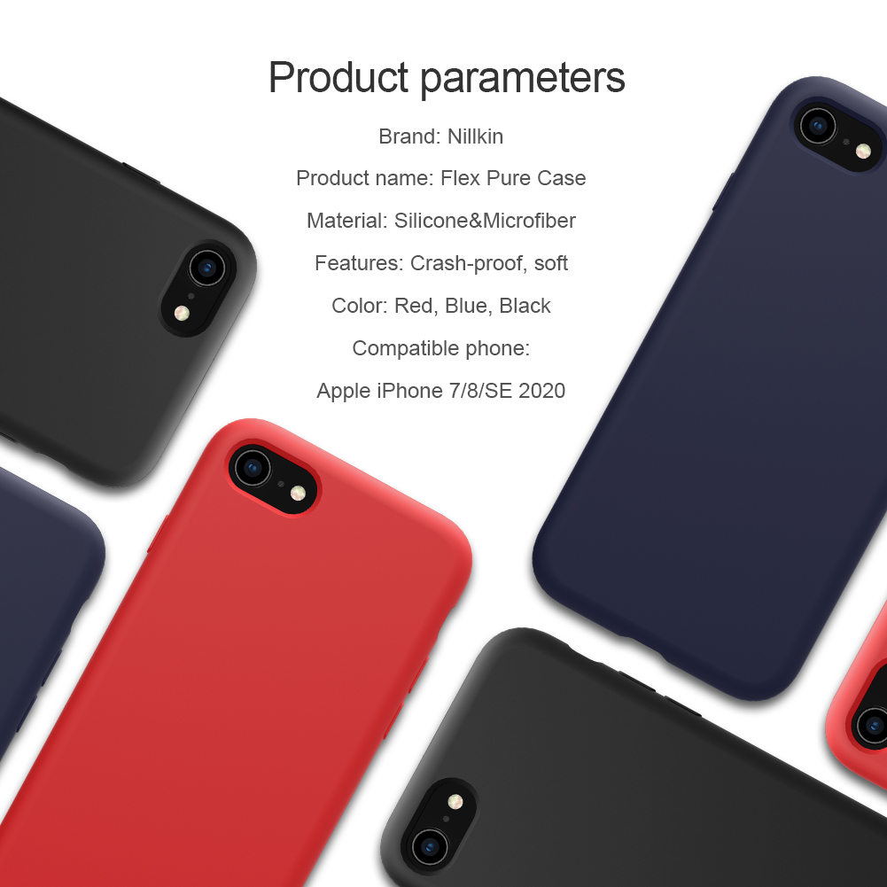 NILLKIN-Bumpers-Shockproof-Anti-fingerprint-Smooth-Soft-Liquid-Silicone-Protective-Case-Back-Cover-f-1719373-10