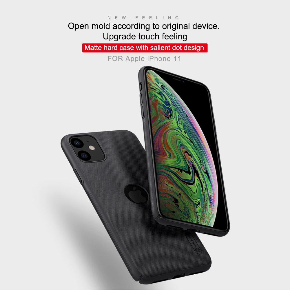 NILLKIN-Luxury-Frosted-Shockproof-Shield-PC-Hard-Protective-Case-for-iPhone-11-61-inch-1581251-1