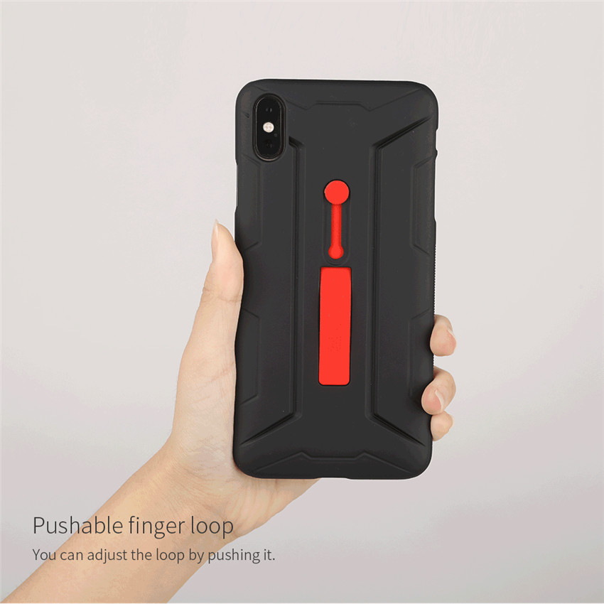 NILLKIN-Matte-Hidden-Finger-Ring-Holder-Shockproof-Back-Cover-Protective-Case-for-iPhone-XS-MAX-1450894-3