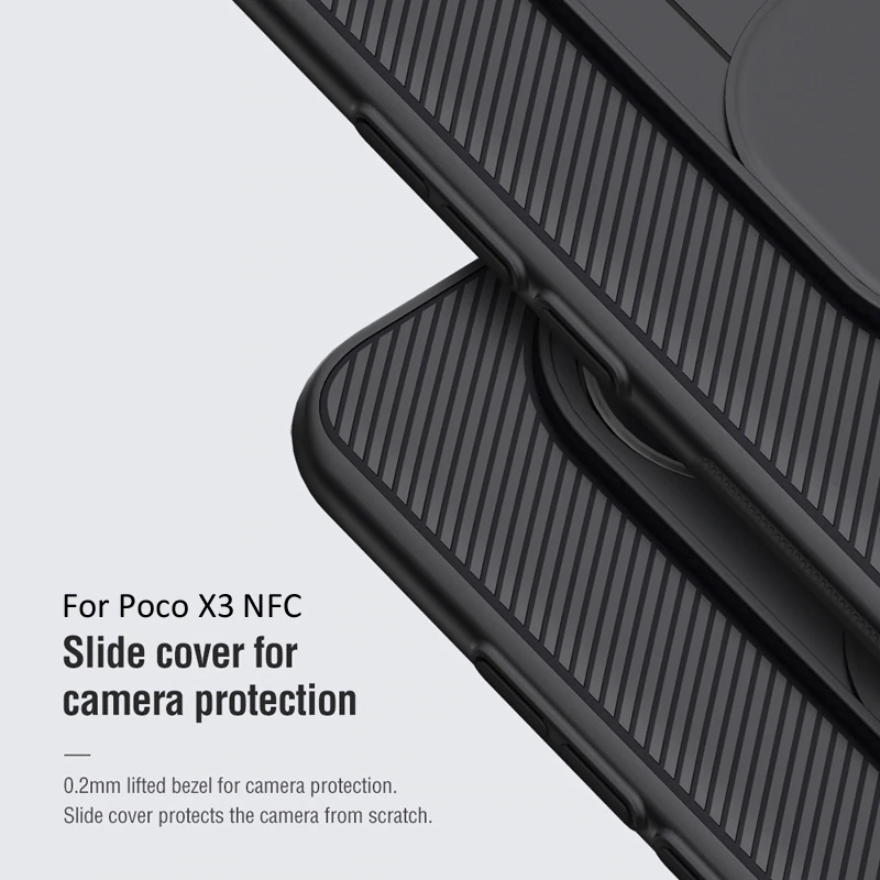 NILLKIN-POCO-X3-Pro-POCO-X3-NFC-Accessories-Bumper-with-Slide-Lens-Cover-Protective-Case--Bakeey-Ant-1765762-3