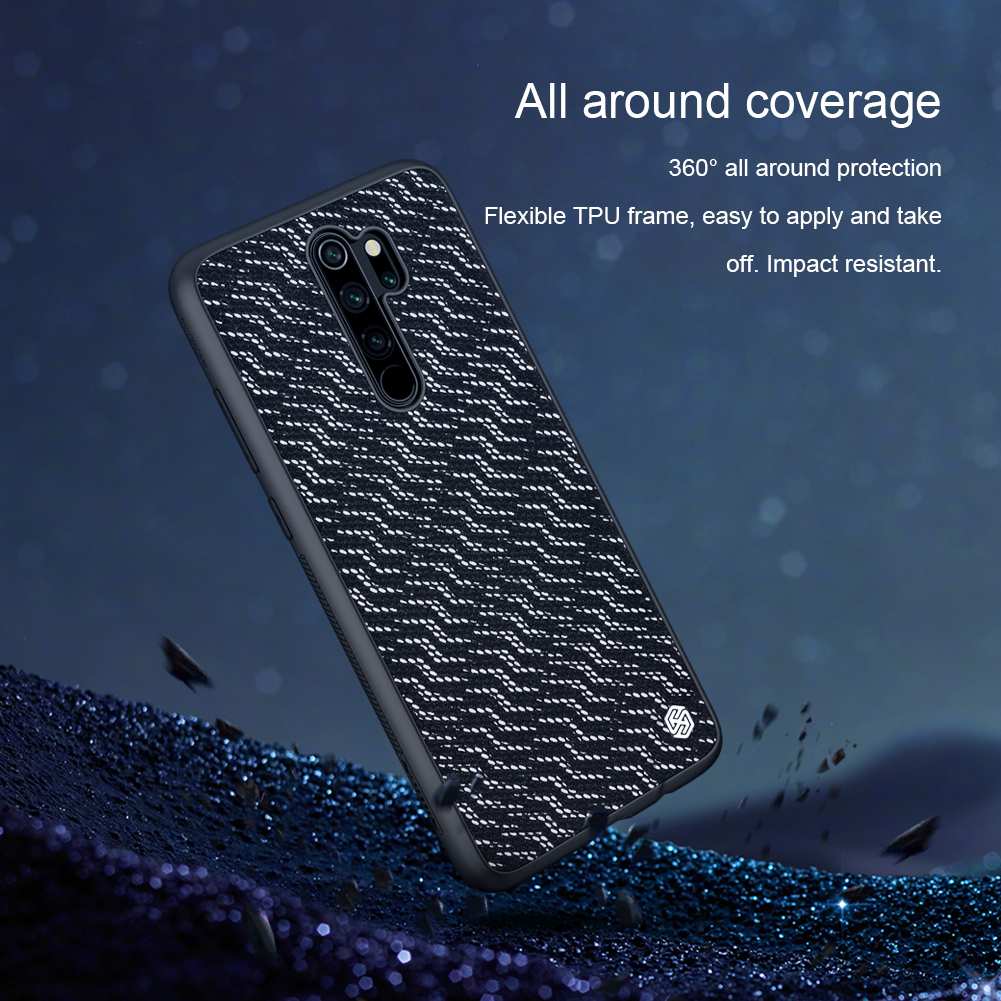 NILLKIN-Reflective-Slight-Woven-Polyester-Mesh-Anti-scratch-Protective-Case-for-Xiaomi-Redmi-Note-8--1596423-4
