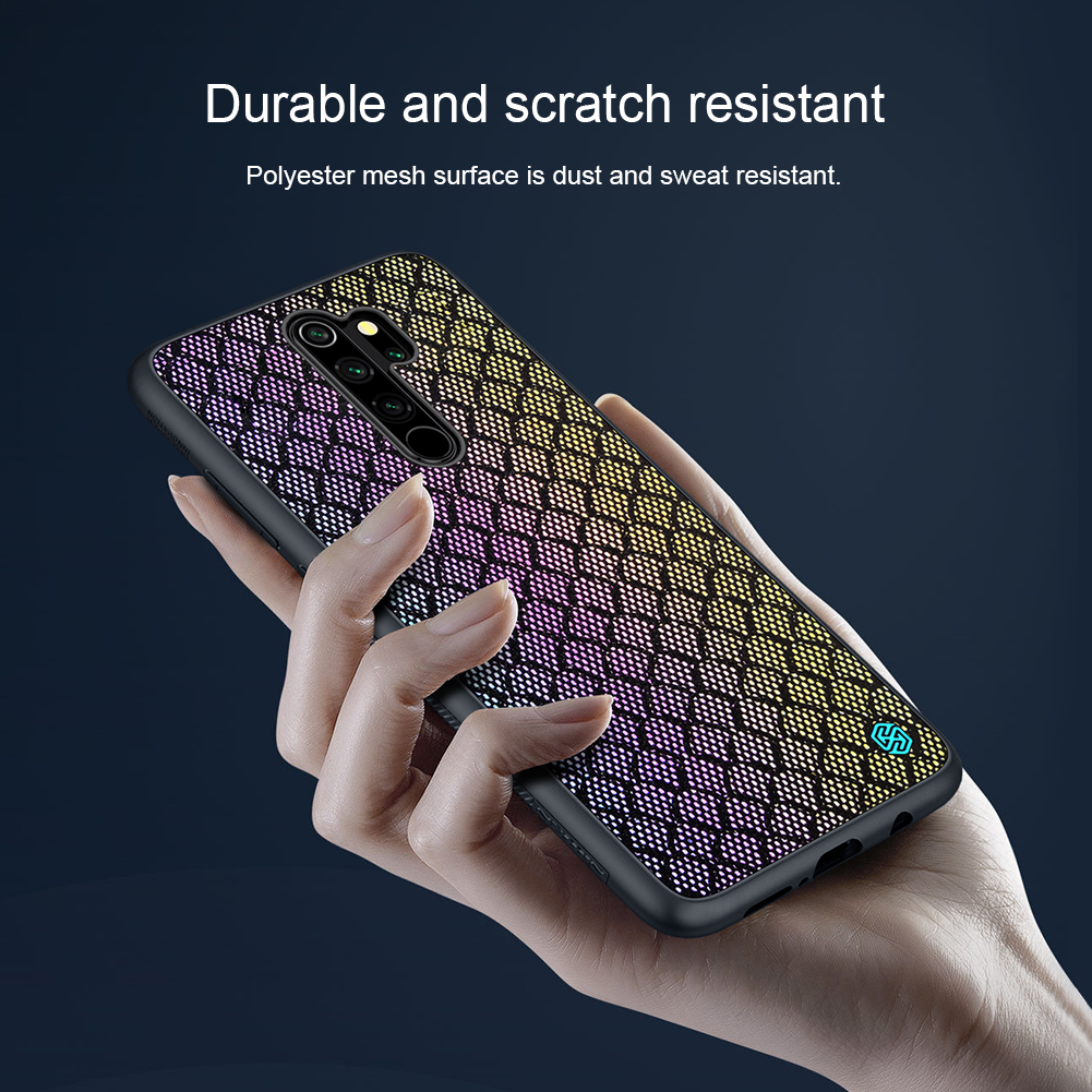 NILLKIN-Reflective-Slight-Woven-Polyester-Mesh-Anti-scratch-Protective-Case-for-Xiaomi-Redmi-Note-8--1596423-5