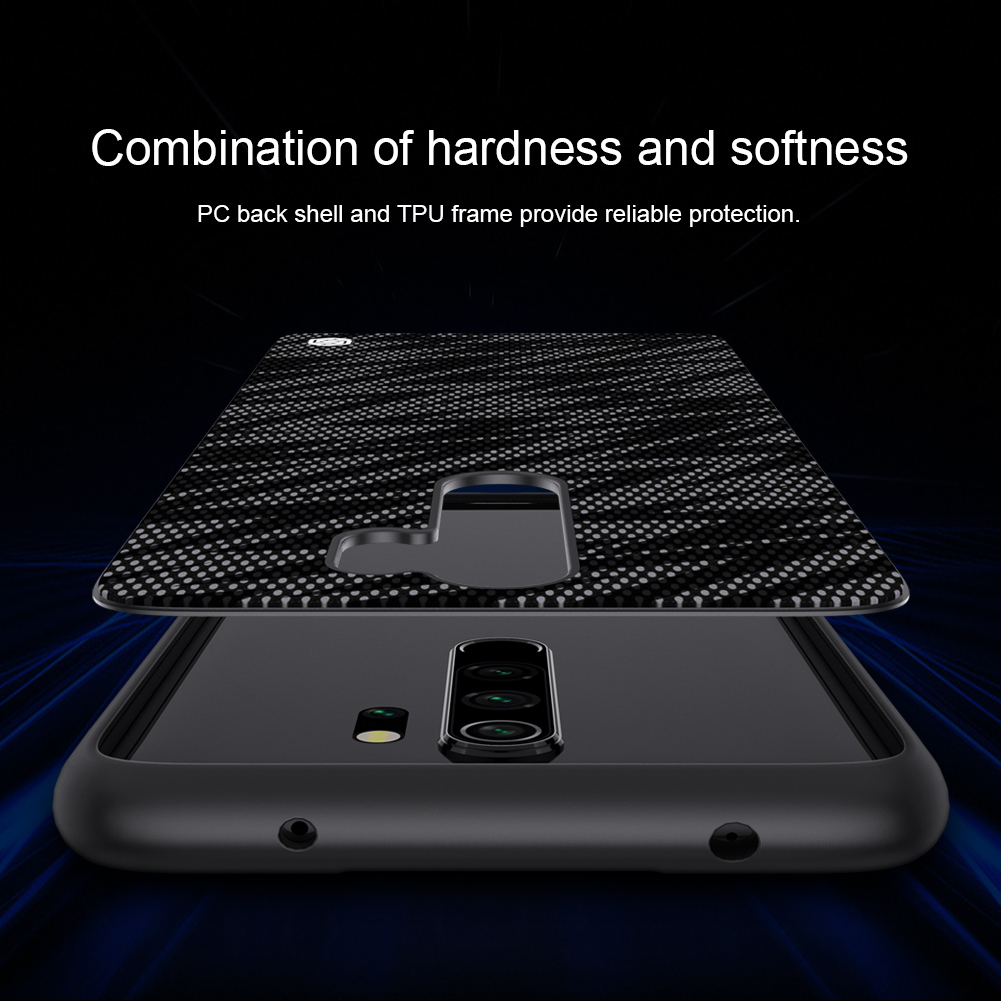 NILLKIN-Reflective-Slight-Woven-Polyester-Mesh-Anti-scratch-Protective-Case-for-Xiaomi-Redmi-Note-8--1596423-6