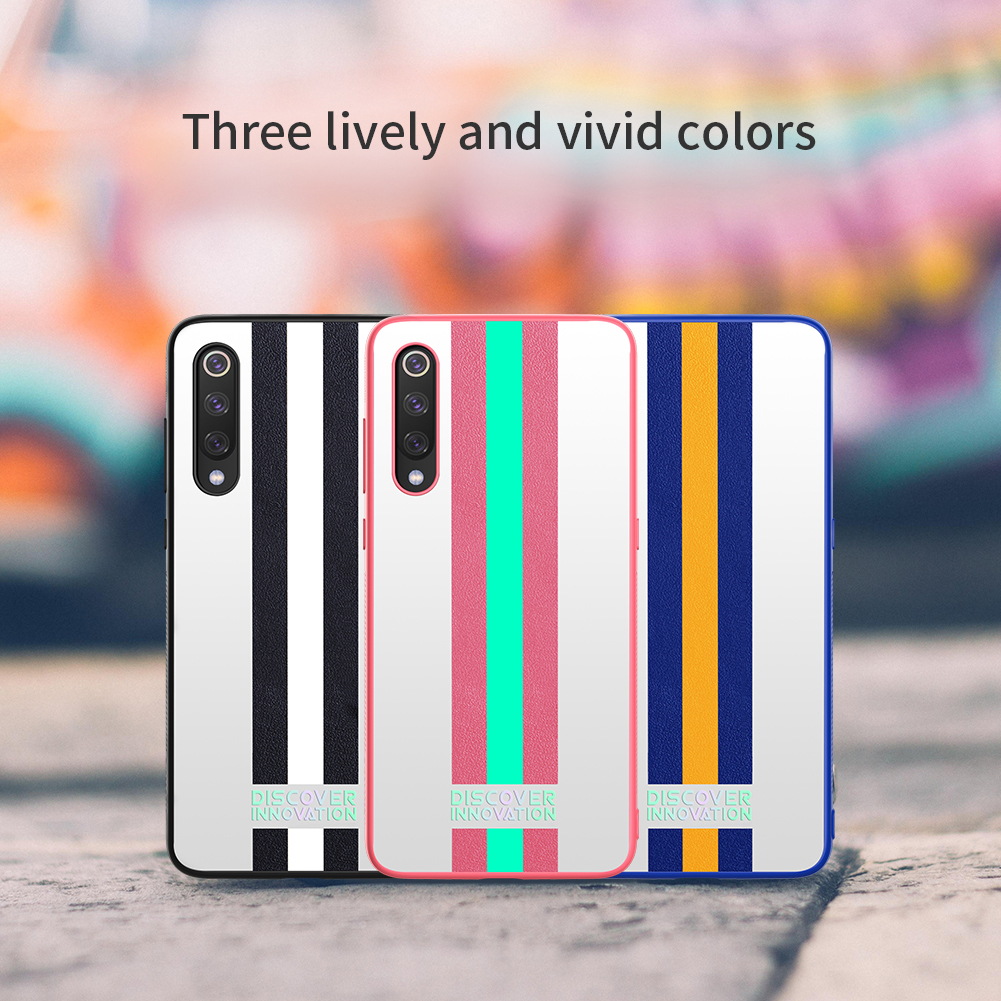 NILLKIN-Reflective-Stripe-Shockproof-Non-slip-TPU-Bumper-Hard-PC-Protective-Case-for-Xiaomi-Mi-9--Mi-1498789-2