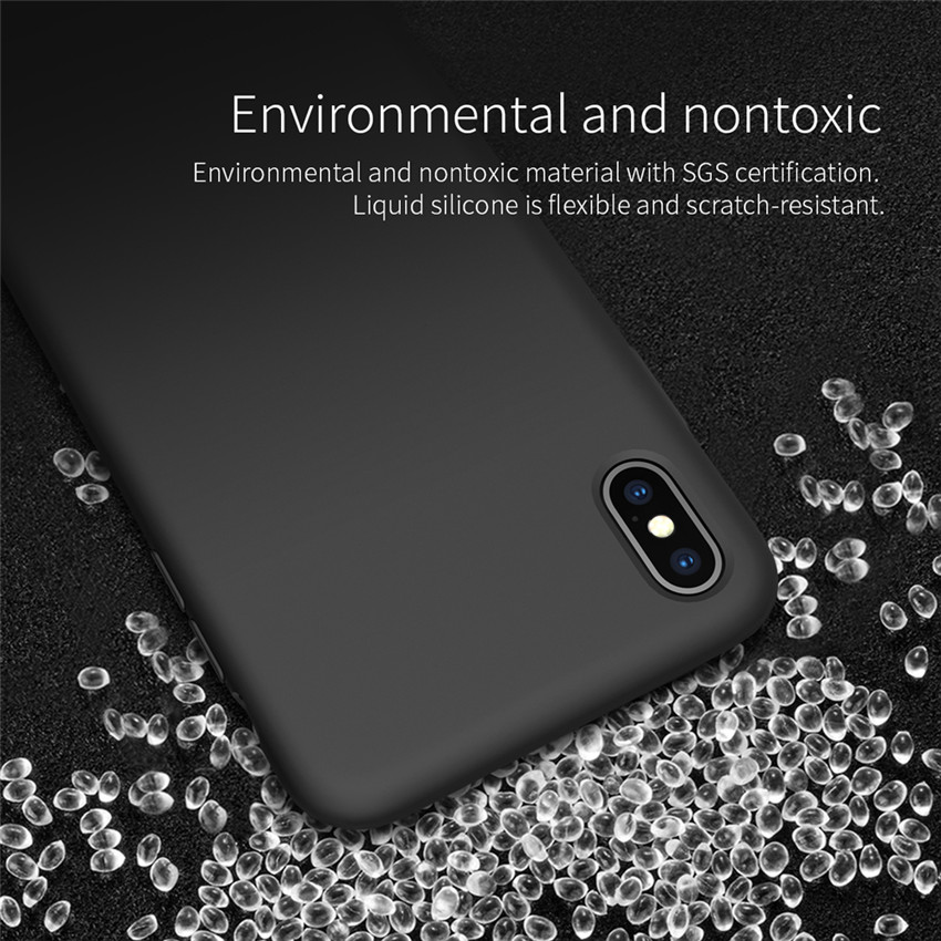 NILLKIN-Smooth-Shockproof-Liquid-Silicone-Rubber-Back-Cover-Protective-Case-for-iPhone-XS-Max-1416674-9