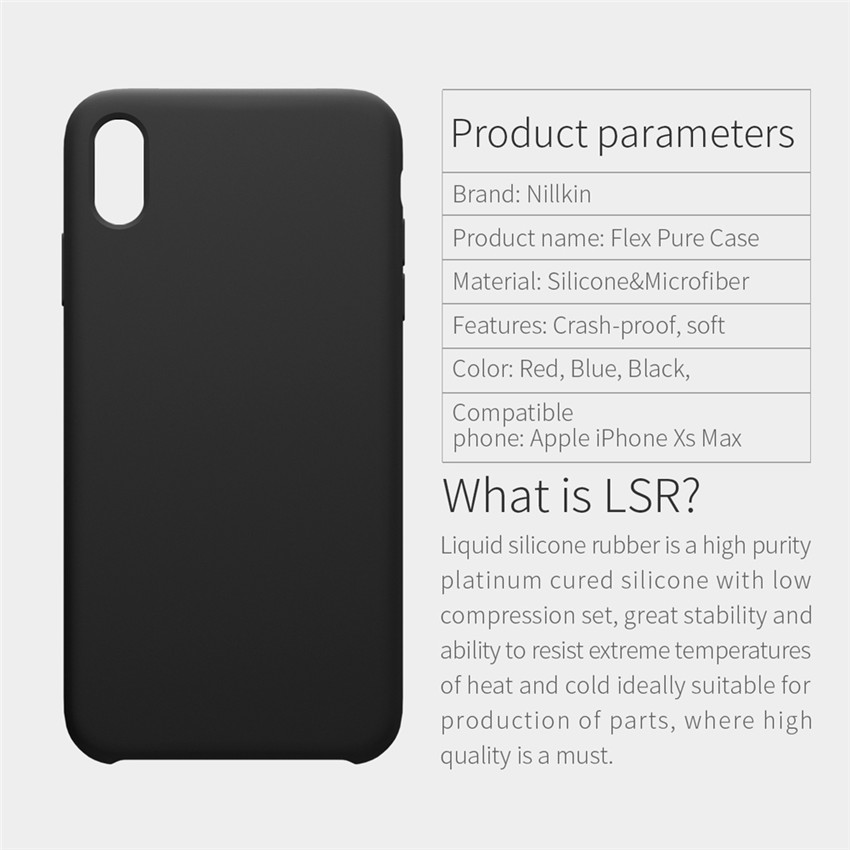 NILLKIN-Smooth-Shockproof-Liquid-Silicone-Rubber-Back-Cover-Protective-Case-for-iPhone-XS-Max-1416674-10