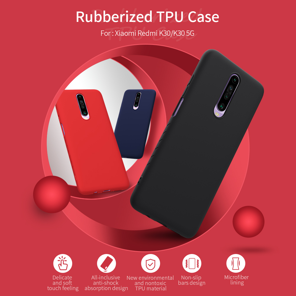 NILLKIN-Smooth-Shockproof-Soft-Rubber-Wrapped-Silicone-Protective-Case-for-Xiaomi-Redmi-K30-Non-orig-1629123-1
