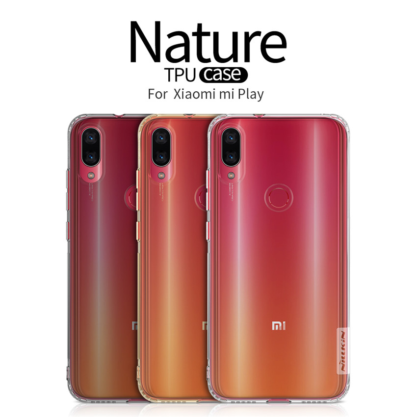 NILLKIN-Transparent-Shockproof-Anti-slip-Soft-TPU-Back-Cover-Protective-Case-for-Xiaomi-Mi-Play-Non--1430093-1