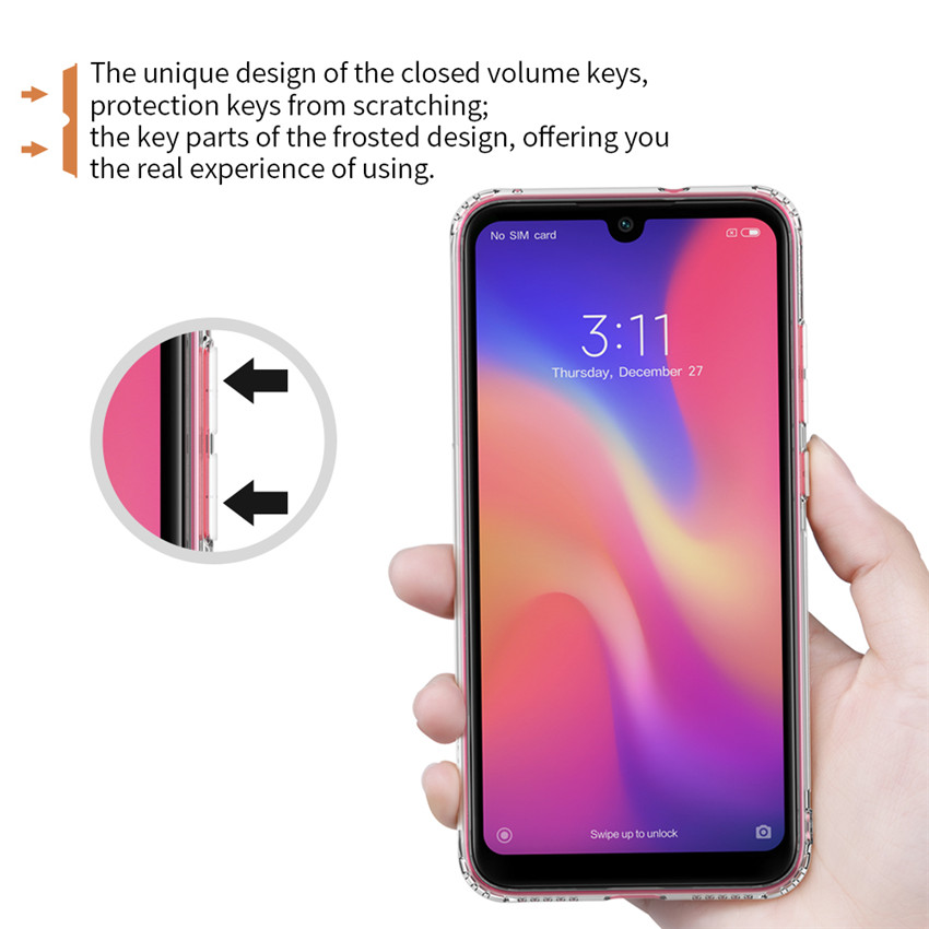 NILLKIN-Transparent-Shockproof-Anti-slip-Soft-TPU-Back-Cover-Protective-Case-for-Xiaomi-Mi-Play-Non--1430093-2