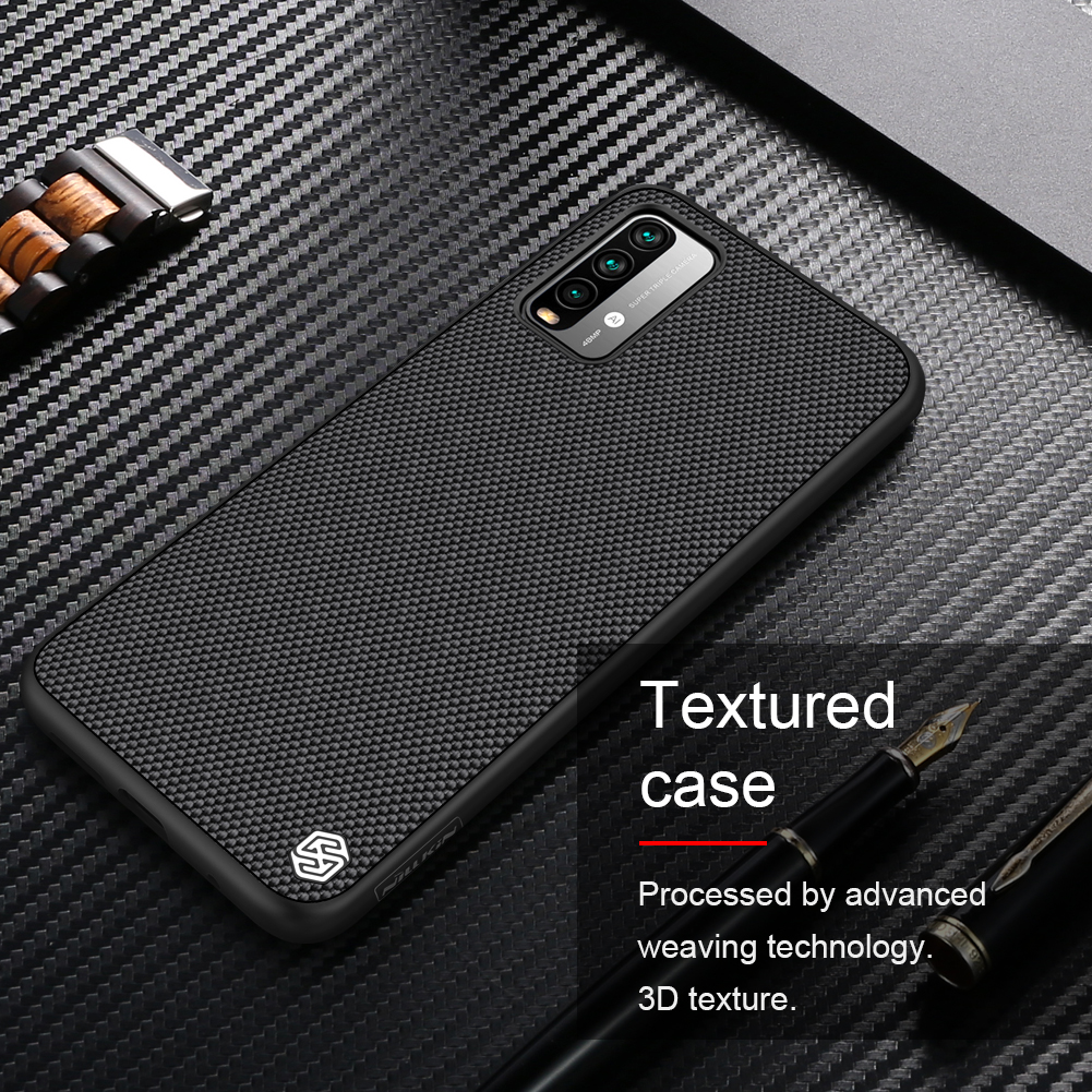 NILLKIN-for-Xiaomi-Redmi-9T-Case-Anti-Fingerprint-Anti-Slip-Nylon-Synthetic-Fiber-Textured-Shockproo-1798842-4