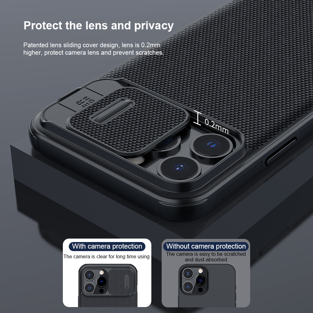 NILLKIN-for-iPhone-13-13-Pro-13-Pro-Max-Case-Anti-Fingerprint-Anti-Slip-Nylon-Synthetic-Fiber-Textur-1914257-3