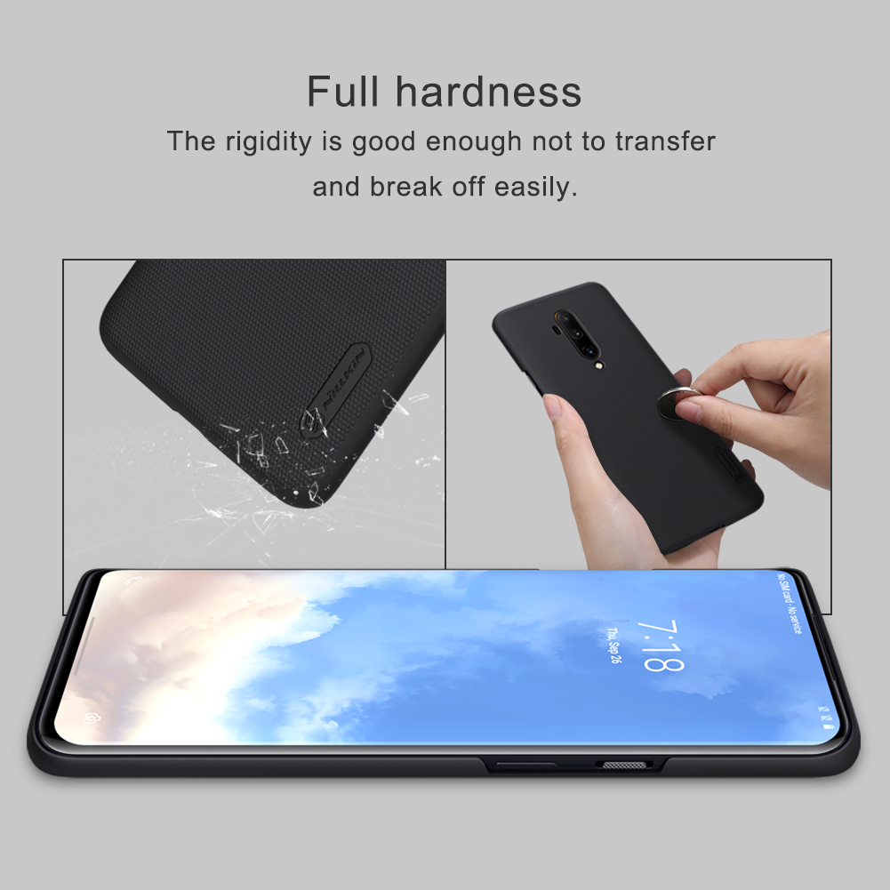 Nillkin-Frosted-Anti-Fingerprint-PC-Hard-Protective-Case-for-OnePlus-7T-Pro-1595444-5