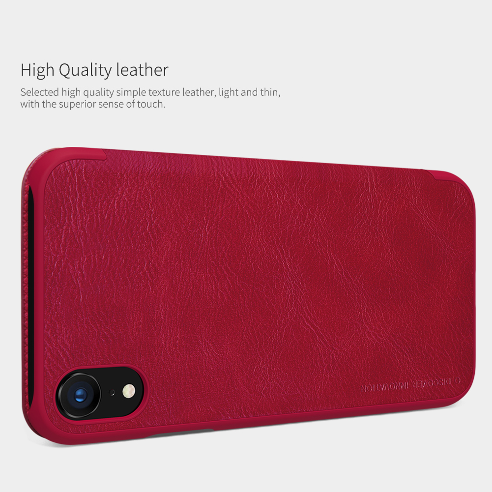 Nillkin-Protective-Case-For-iPhone-XR-61quot-PU-Leather-Card-Slot-Flip-Cover-1354615-1
