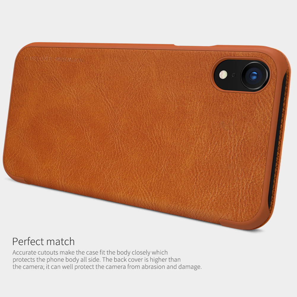 Nillkin-Protective-Case-For-iPhone-XR-61quot-PU-Leather-Card-Slot-Flip-Cover-1354615-3