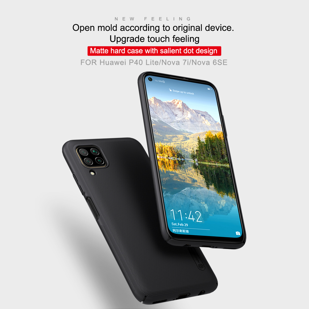 Nillkin-for-Huawei-P40-Lite--Nova-7i--Nova-6-SE-Case-Frosted-Anti-Fingerprint-Anti-Scratch-Shockproo-1674942-1