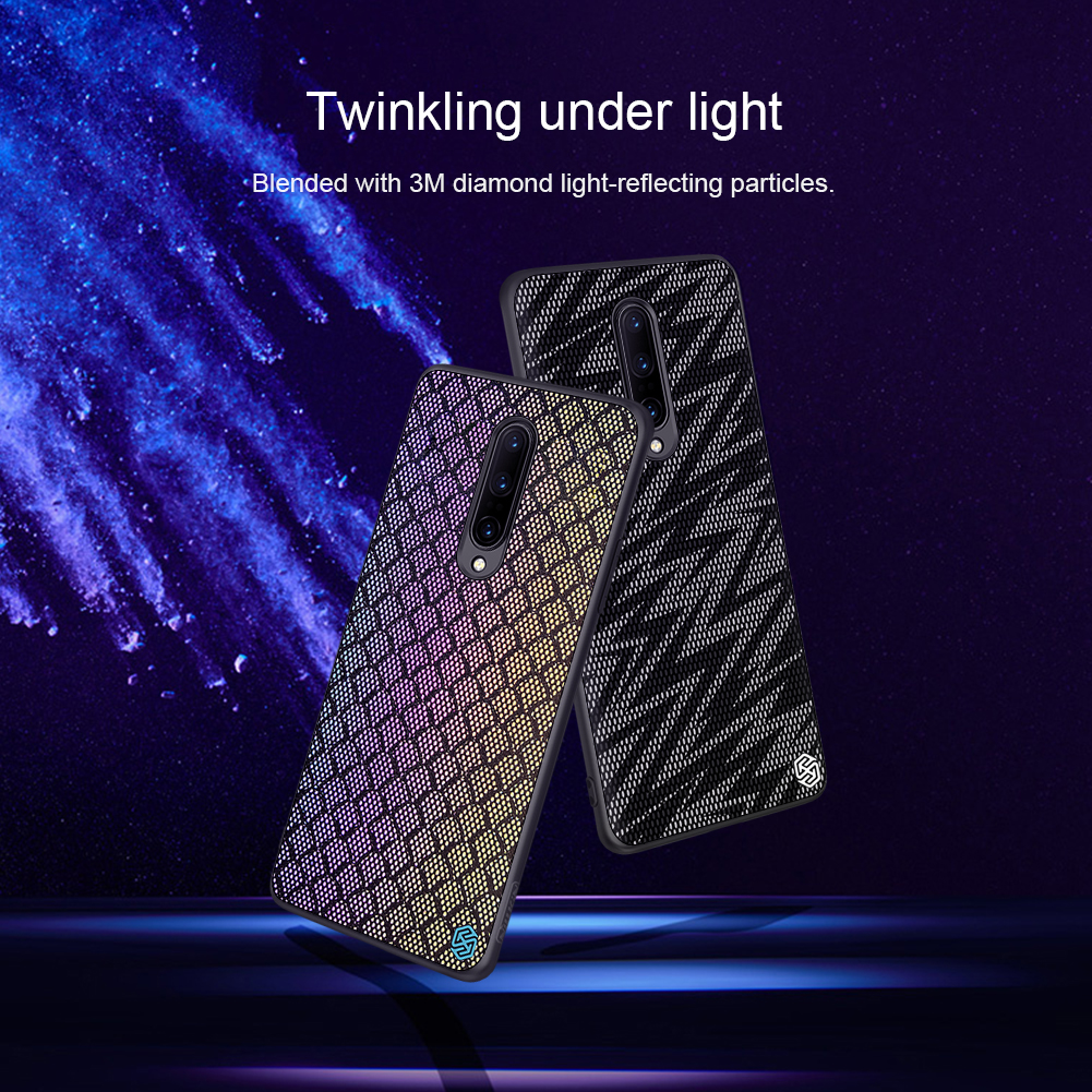 Nillkin-for-OnePlus-8-Case-Luxury-Luster-Twinkle-Shield-Woven-Polyester--PU-Leather-Shockproof-Prote-1792724-2