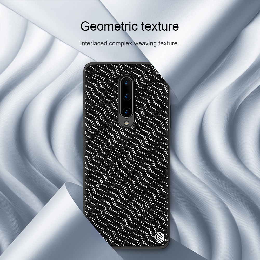 Nillkin-for-OnePlus-8-Case-Luxury-Luster-Twinkle-Shield-Woven-Polyester--PU-Leather-Shockproof-Prote-1792724-3