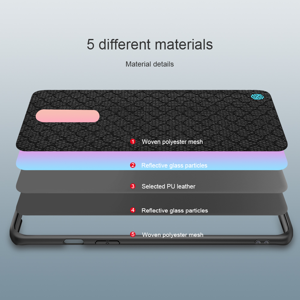 Nillkin-for-OnePlus-8-Case-Luxury-Luster-Twinkle-Shield-Woven-Polyester--PU-Leather-Shockproof-Prote-1792724-10