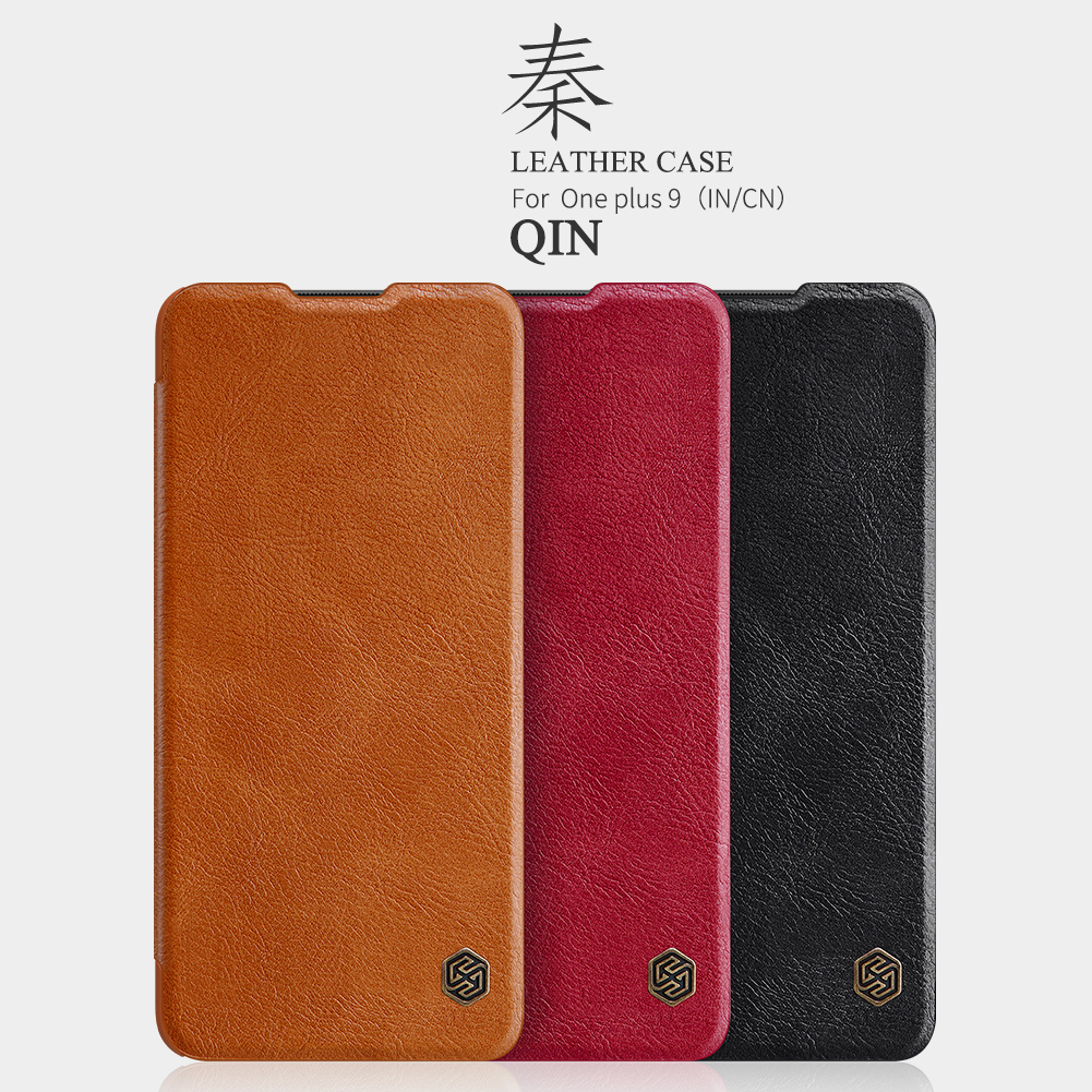 Nillkin-for-OnePlus-9-Case-Bumper-Flip-Shockproof-with-Card-Slot-PU-Leather-Full-Cover-Protective-Ca-1845135-1