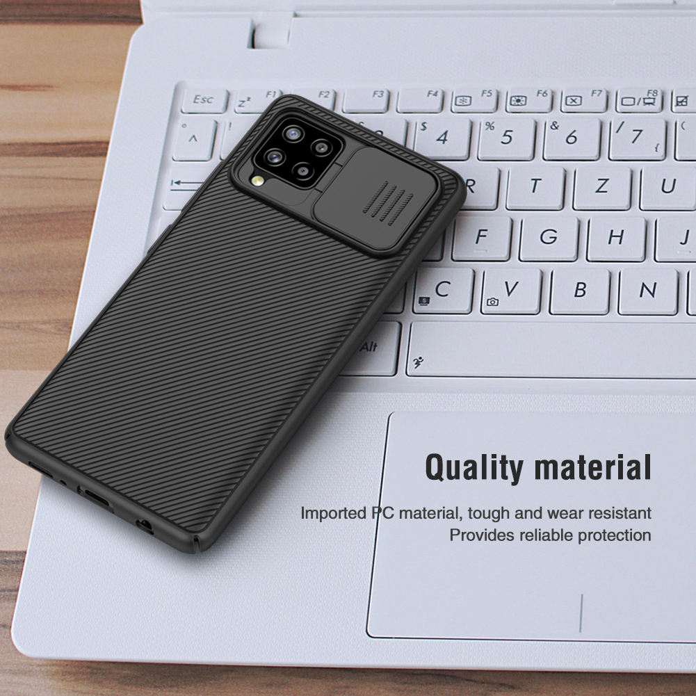 Nillkin-for-Samsung-Galaxy-A42-5G-Case-Bumper-with-Slide-Lens-Cover-Shockproof-Anti-Scratch-TPU--PC--1792561-3