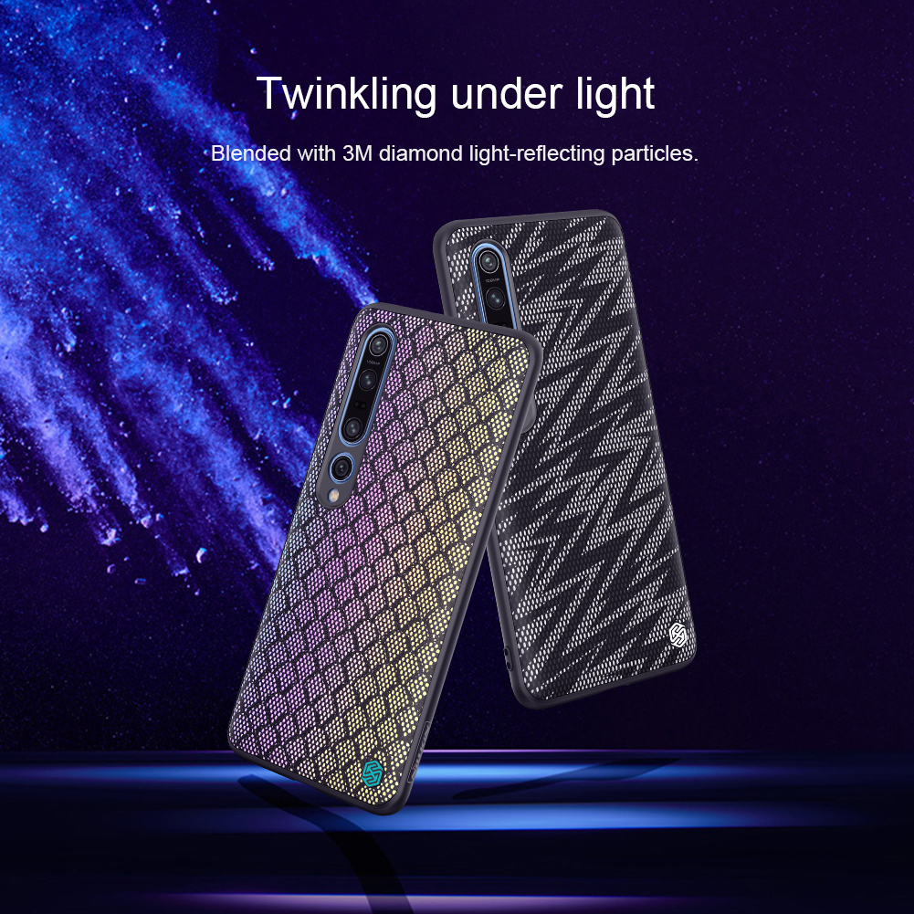 Nillkin-for-Xiaomi-Mi-10-Mi-10-Pro-Case-Luxury-Luster-Twinkle-Shield-Woven-Polyester--PU-Leather-Sho-1676583-4