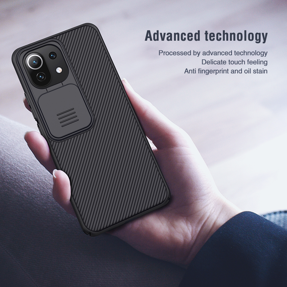 Nillkin-for-Xiaomi-Mi-11-Lite-Case-Bumper-with-Lens-Cover-Shockproof-Anti-Scratch-TPU--PC-Protective-1835455-4