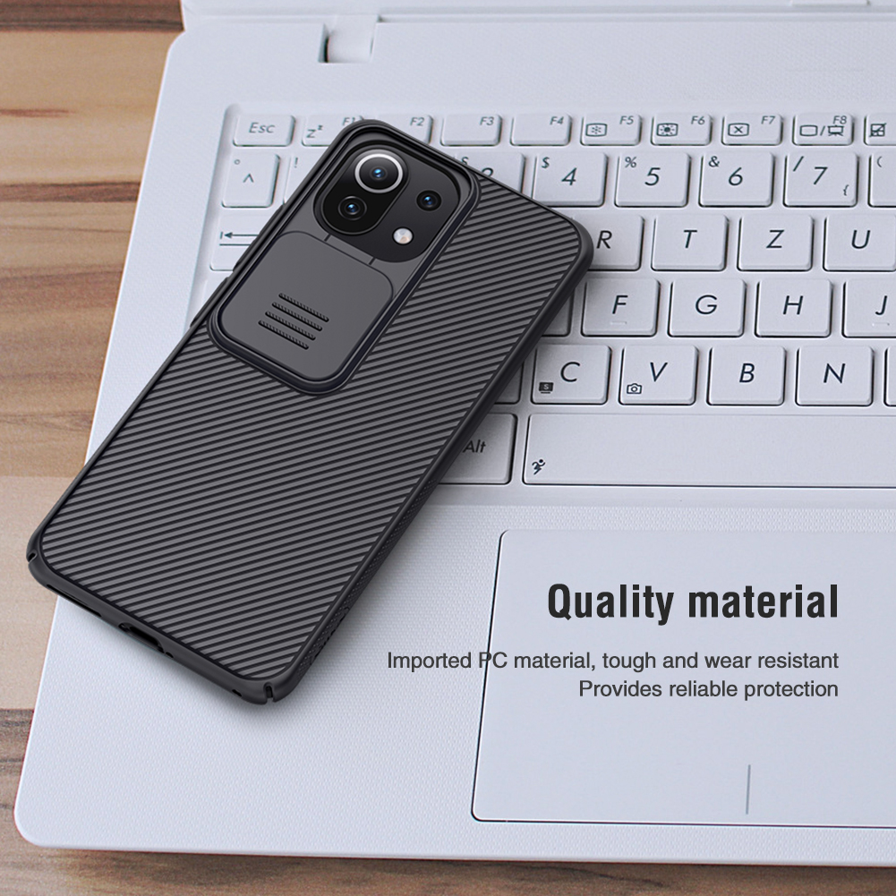 Nillkin-for-Xiaomi-Mi-11-Lite-Case-Bumper-with-Lens-Cover-Shockproof-Anti-Scratch-TPU--PC-Protective-1835455-8
