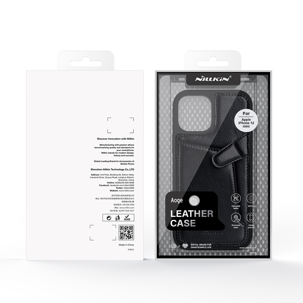 Nillkin-for-iPhone-12-Mini-Case-Business-with-Card-Slot-Holder-Shockproof-Leather-Protective-Case-1768647-11