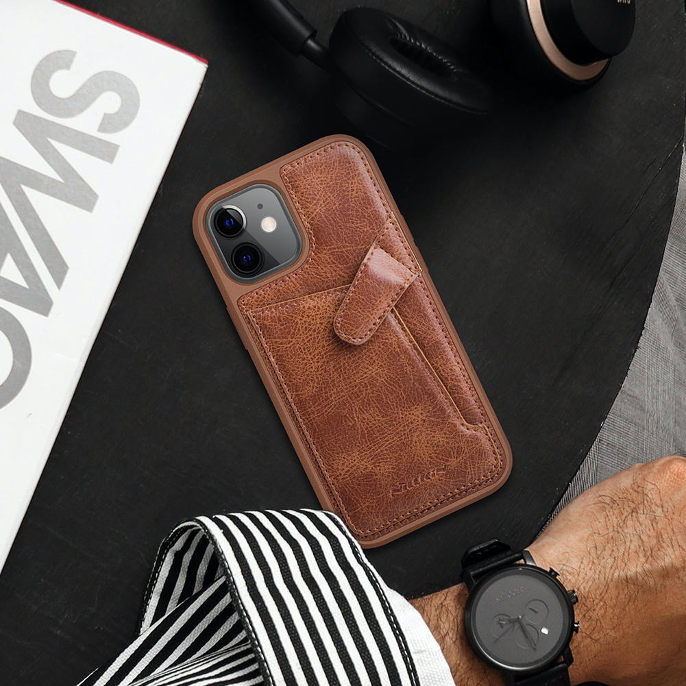 Nillkin-for-iPhone-12-Mini-Case-Business-with-Card-Slot-Holder-Shockproof-Leather-Protective-Case-1768647-8