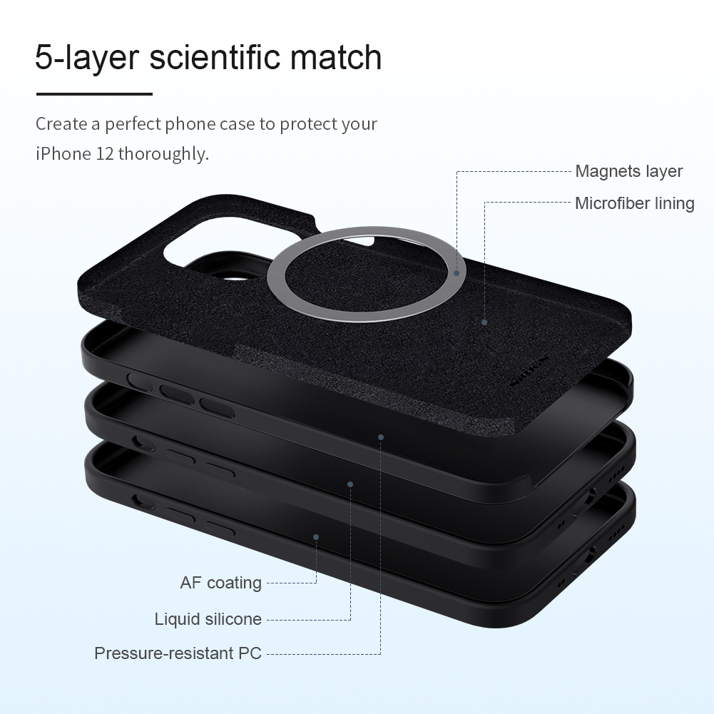 Nillkin-for-iPhone-12-Mini-Case-Magnetic-Support-Magsafe-Shockproof-Anti-Fingerprint-Smooth-Soft-Liq-1787322-7